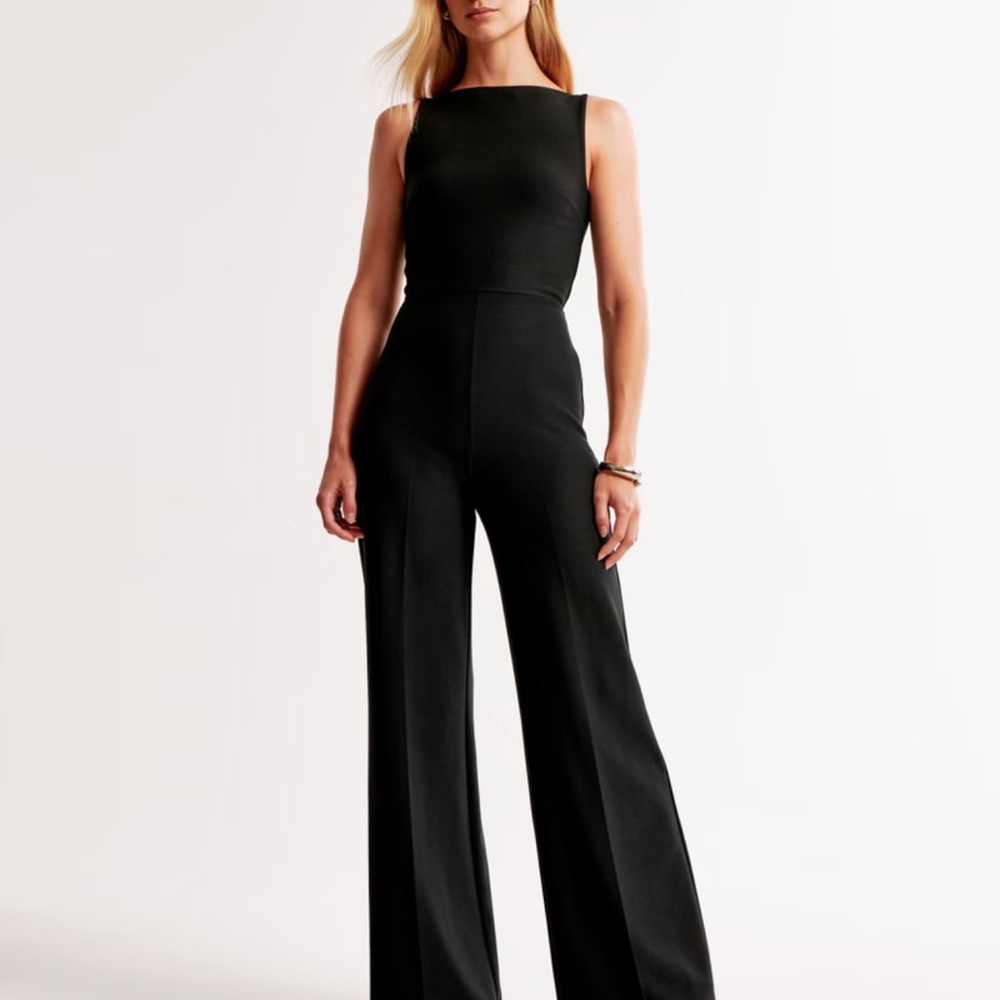 Abercrombie black jumpsuit